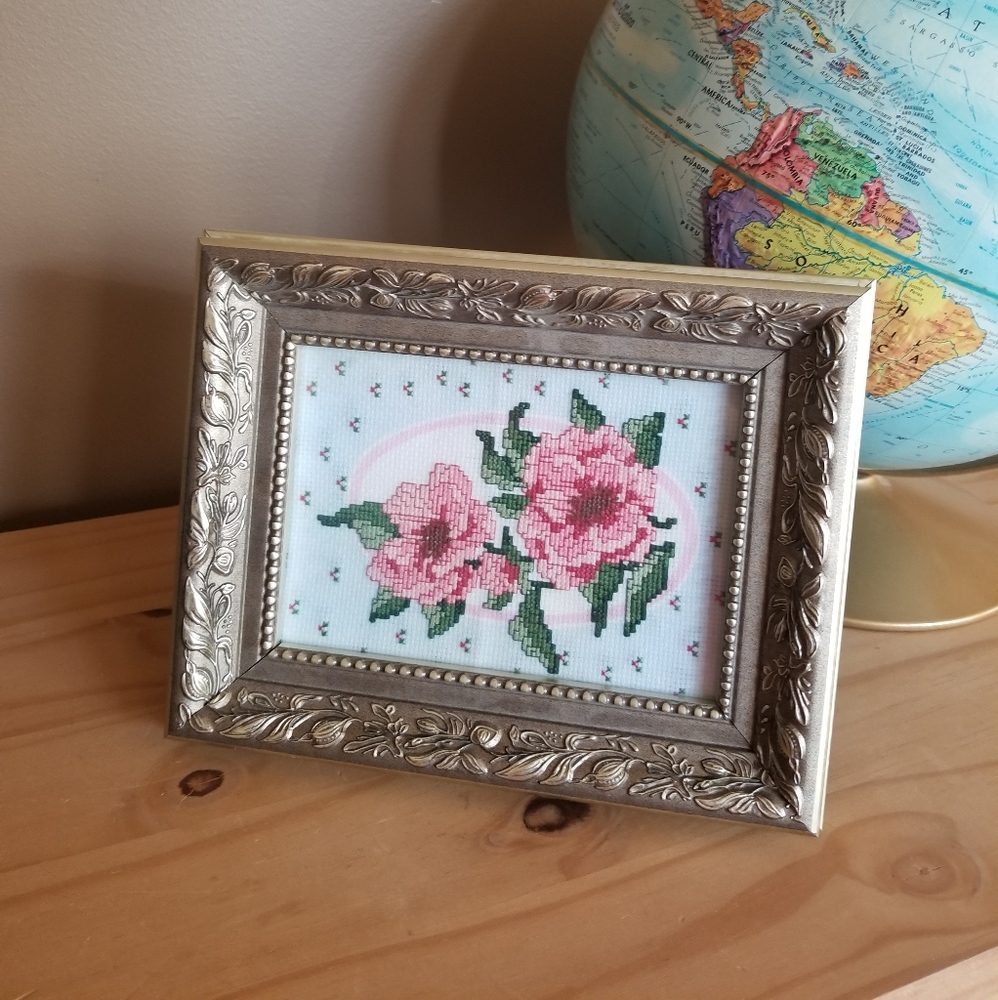 Beautiful Vintage needle point picture